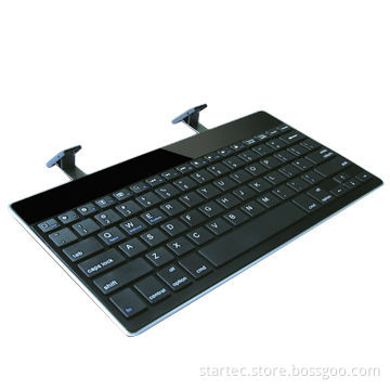 Universal Bluetooth Keyboard with Hidden Holder